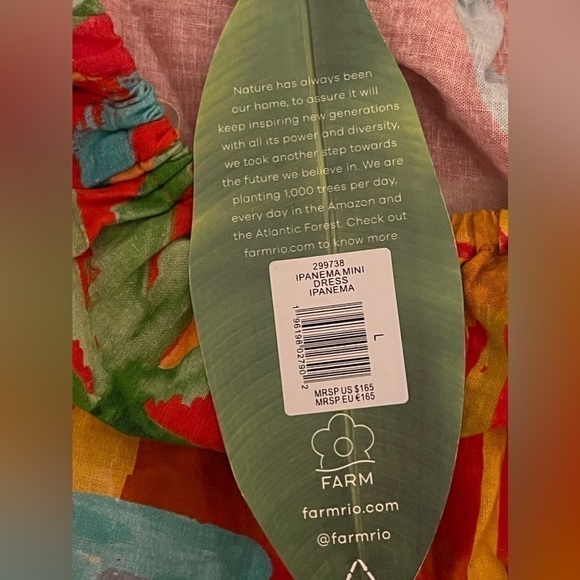 FARM Rio Ipanema One-Shoulder Cut-Out Mini Dress. - Picture 9 of 12